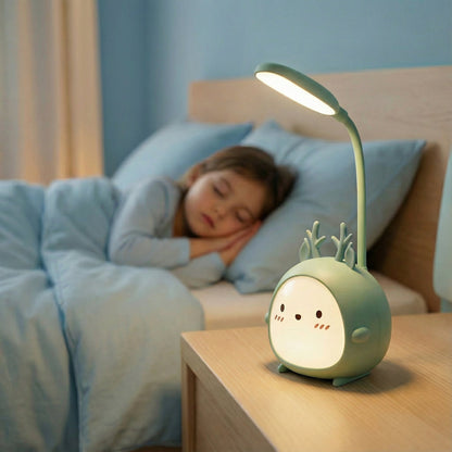 Oplaadbare Kinderlamp met Flexibele Arm en LED-Verlichting – Bureaulamp voor Kinderkamer