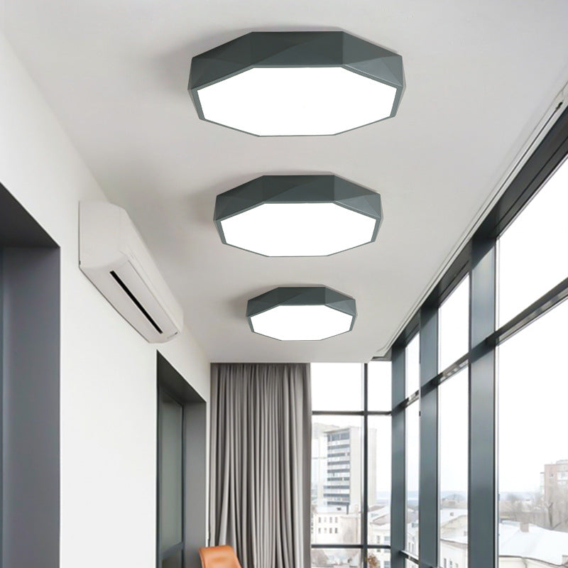 LED Plafondlamp Abstract Scandinavisch Design Warm Licht Acryl IJzer Flush Mount Gangen Woonkamers Slaapkamers