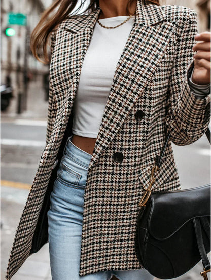Dames Blazer Klassieke Stijl Met Twee Knopen