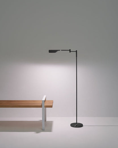 Vloerlamp LED Blad Design Minimalistisch 135cm Dimbaar Metaal