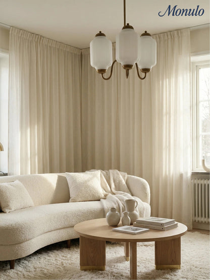 Melkglazen Kroonluchter Vintage Afwerking Tijdloze Elegantie Klassieke Verlichting voor Eetkamer Woonkamer