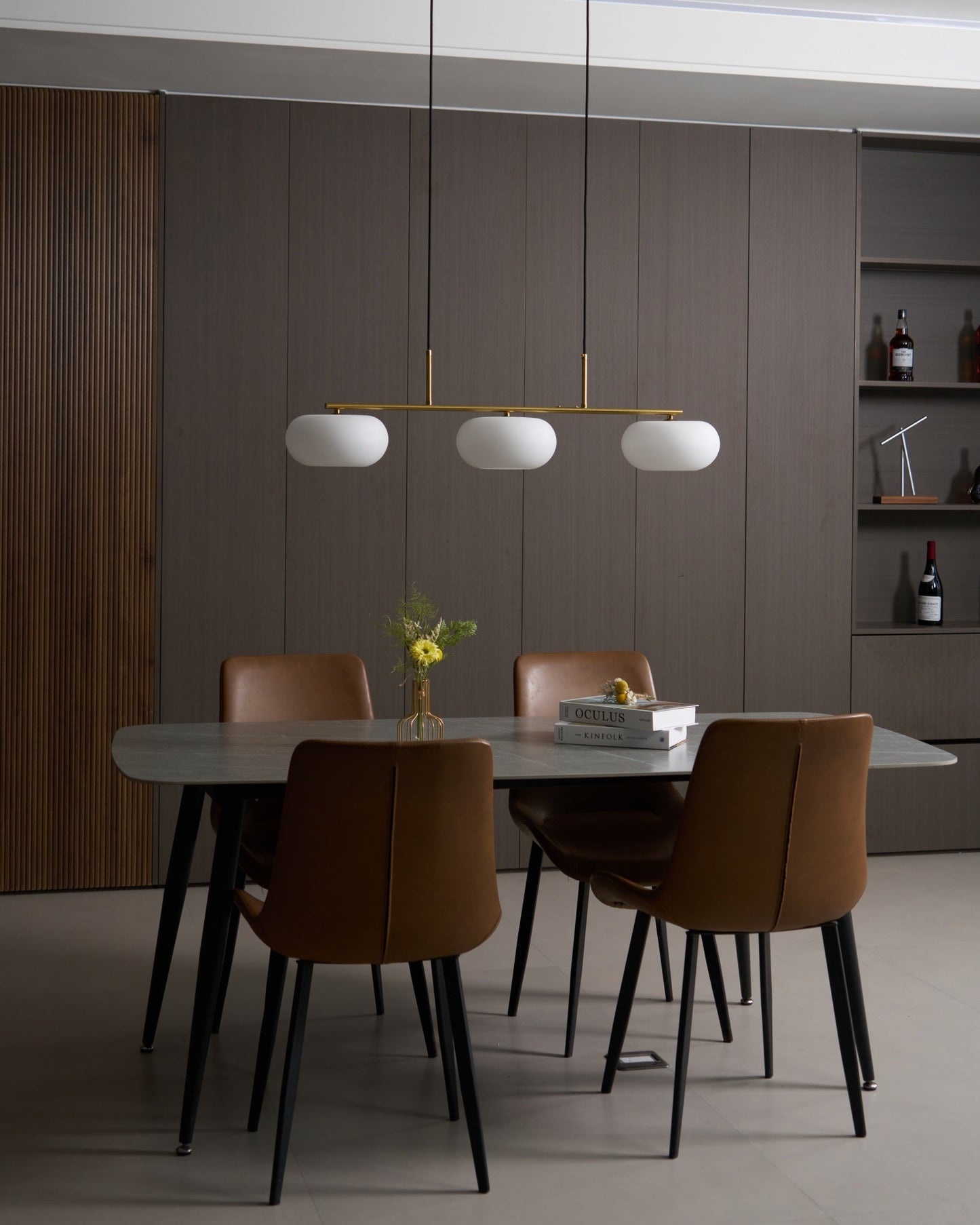 Design Hanglamp met 3 Globe Kapjes - Stijlvolle Eetkamerverlichting voor Tafel en Kookeiland - Verstelbaar 150 cm - Nikkel of Goud - E26/E27