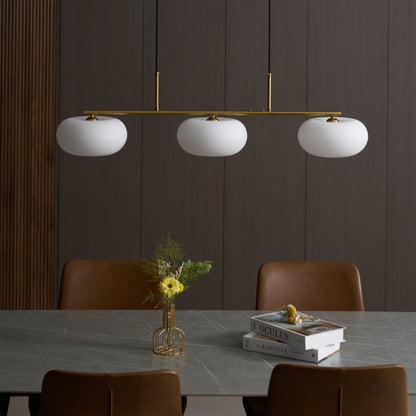 Design Hanglamp met 3 Globe Kapjes - Stijlvolle Eetkamerverlichting voor Tafel en Kookeiland - Verstelbaar 150 cm - Nikkel of Goud - E26/E27