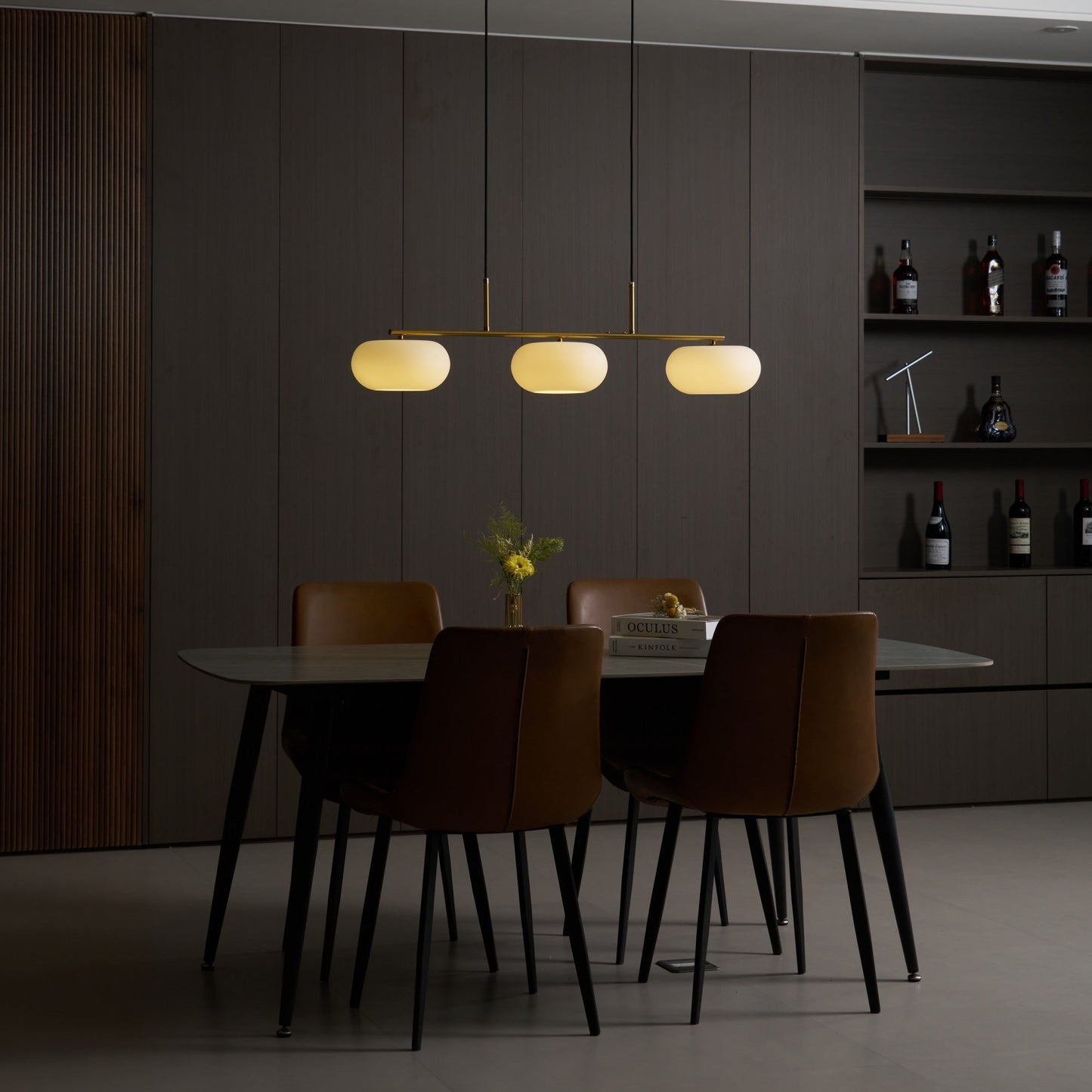 Design Hanglamp met 3 Globe Kapjes - Stijlvolle Eetkamerverlichting voor Tafel en Kookeiland - Verstelbaar 150 cm - Nikkel of Goud - E26/E27