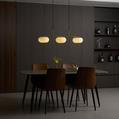 Design Hanglamp met 3 Globe Kapjes - Stijlvolle Eetkamerverlichting voor Tafel en Kookeiland - Verstelbaar 150 cm - Nikkel of Goud - E26/E27