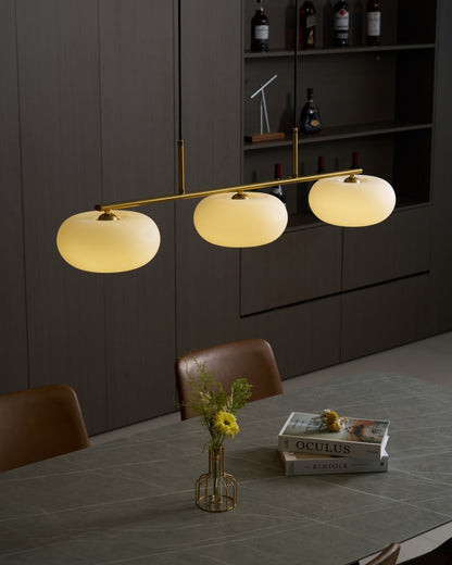 Design Hanglamp met 3 Globe Kapjes - Stijlvolle Eetkamerverlichting voor Tafel en Kookeiland - Verstelbaar 150 cm - Nikkel of Goud - E26/E27