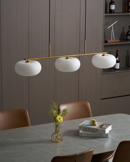 Design Hanglamp met 3 Globe Kapjes - Stijlvolle Eetkamerverlichting voor Tafel en Kookeiland - Verstelbaar 150 cm - Nikkel of Goud - E26/E27