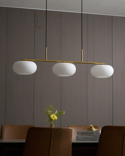 Design Hanglamp met 3 Globe Kapjes - Stijlvolle Eetkamerverlichting voor Tafel en Kookeiland - Verstelbaar 150 cm - Nikkel of Goud - E26/E27