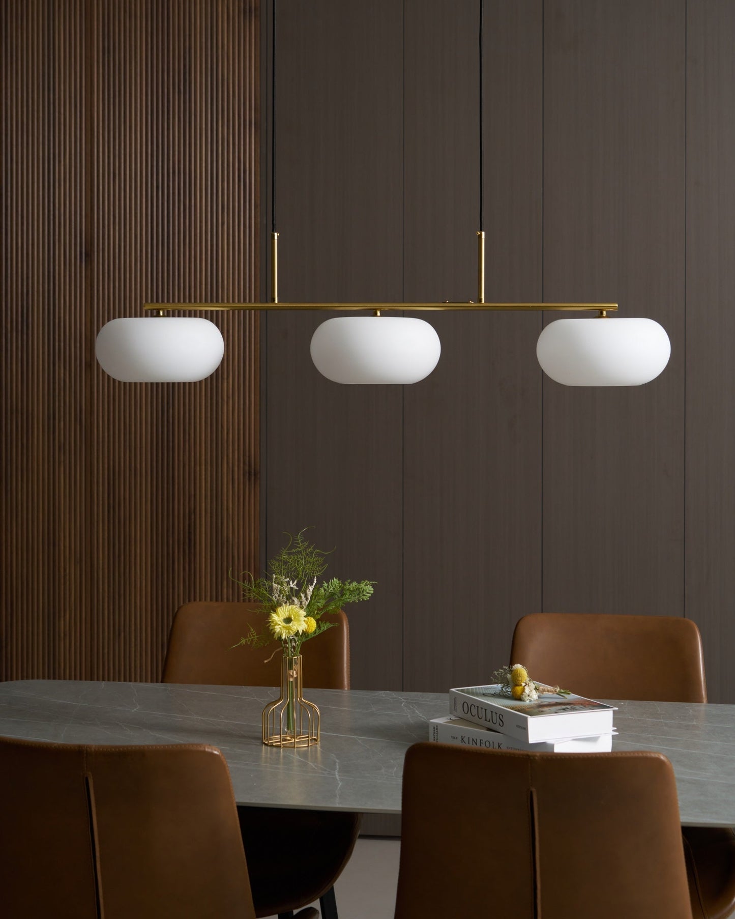Design Hanglamp met 3 Globe Kapjes - Stijlvolle Eetkamerverlichting voor Tafel en Kookeiland - Verstelbaar 150 cm - Nikkel of Goud - E26/E27