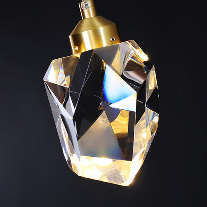 Hanglamp Glas Metaal Goud Verstelbaar Eettafel Woonkamer Keukeneiland Druppelvorm Designlamp Sfeerverlichting
