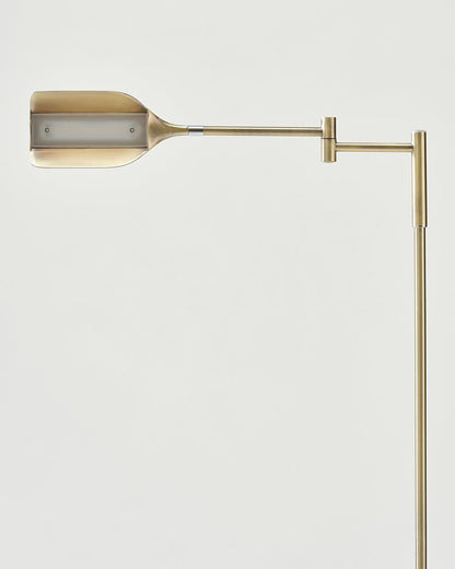 Vloerlamp LED Blad Design Minimalistisch 135cm Dimbaar Metaal