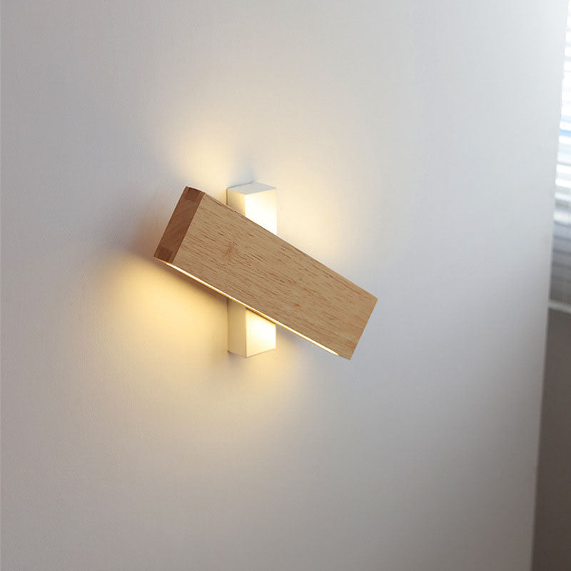 Wandlamp Japans LED Draaibaar Minimalistisch Aluminium Zwart Wit 21cm 31cm