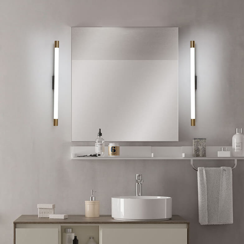 Wandlamp LED Buisvorm Aluminium Zwart Goud 40cm 60cm 90cm 120cm 150cm Woonkamer Slaapkamer Spiegellamp Lijnlamp Badkamer