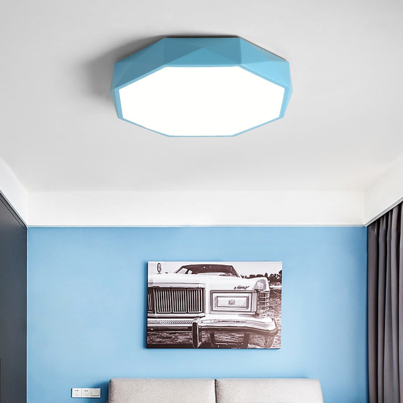 Plafondlamp Kinderkamer 30 cm LED Warm Wit of Koel Wit Acryl Vijf Kleuren Flush Mount