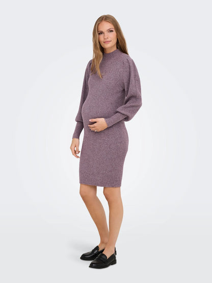 Zwangerschapsjurk Mini Damesjurk Hoge Hals Casual Stijl - StudioMarella