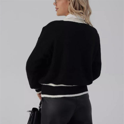 Dames Vest Goudkleurige Knopen Stijlvol Parijs Look