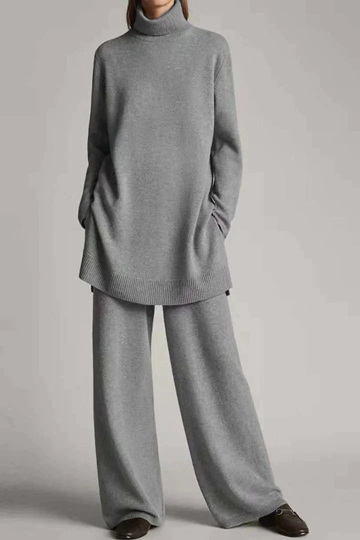 Warme Winterset Vrouw Leona Fleece Trui en Broek
