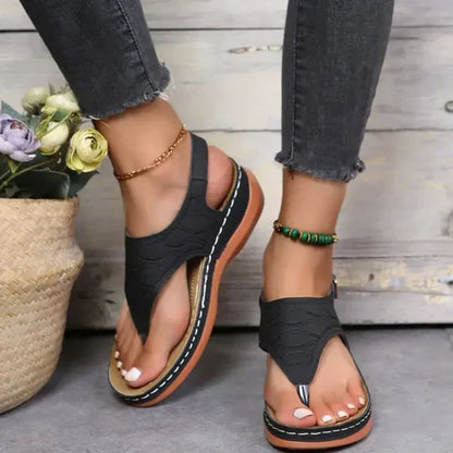 Sandalen met Glanzend Leer voor Vrouw