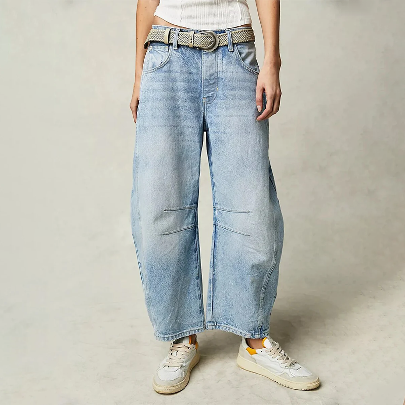 Dames Broek Wijde Comfortabele Relaxed Fit