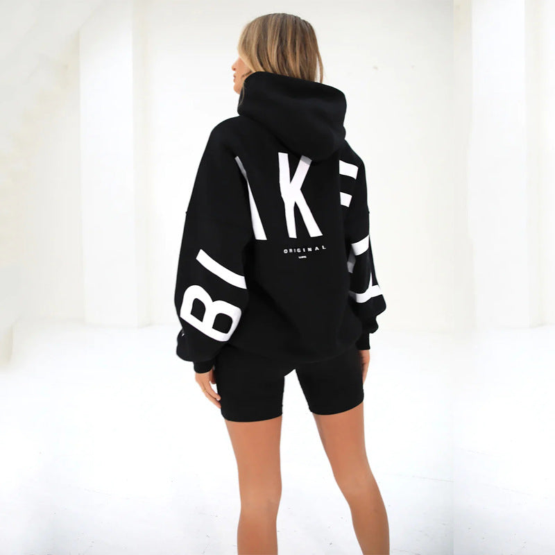 Dames Hoodie Capuchon Warm met Leuke Savannah Print