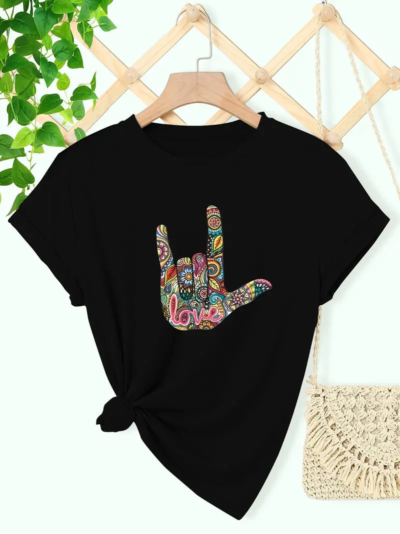 Dames Shirt met Uniek Bedrukt Design - StudioMarella