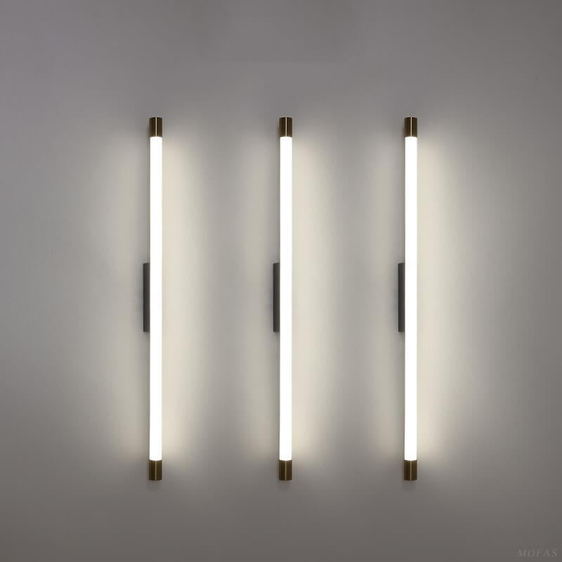 Wandlamp LED Buisvorm Aluminium Zwart Goud 40cm 60cm 90cm 120cm 150cm Woonkamer Slaapkamer Spiegellamp Lijnlamp Badkamer
