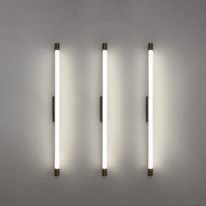 Wandlamp LED Buisvorm Aluminium Zwart Goud 40cm 60cm 90cm 120cm 150cm Woonkamer Slaapkamer Spiegellamp Lijnlamp Badkamer