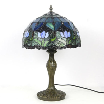 Tiffany Tafellamp Buntglas Klassiek 45cm E26 Glas Metaal Woonkamer