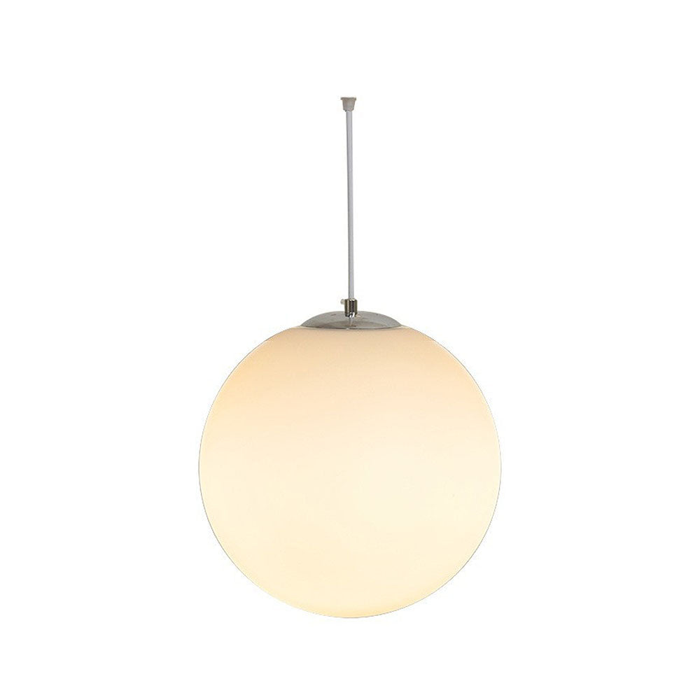 Hanglamp Glas Bol E27 Wit Eettafel Keuken Woonkamer Moderne Verlichting Ronde Hanglamp Minimalistisch Interieur