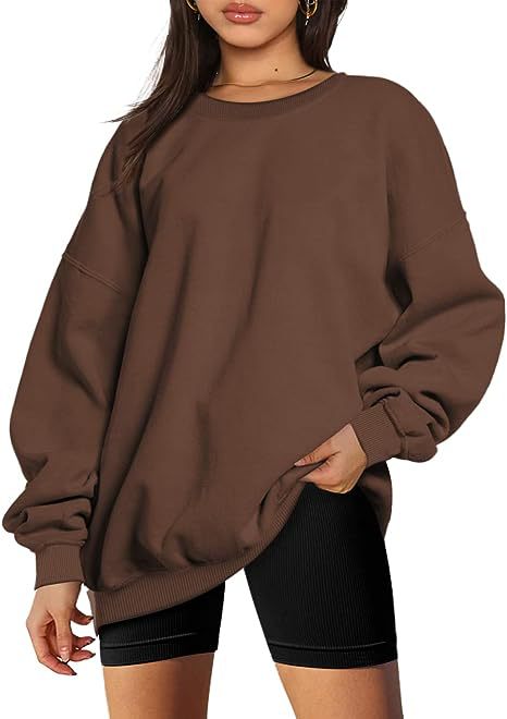 Dames Trui Oversized Ronde Hals Zacht en Comfortabel