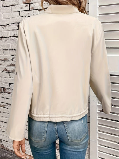 Waterdichte Polyester Jas Met Trekkoord Voor Alle Seizoenen - StudioMarella