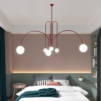 Hanglamp Zwaluwen Metaal Glas Zwart Goud Roze G9 LED Woonkamer Slaapkamer Decoratief
