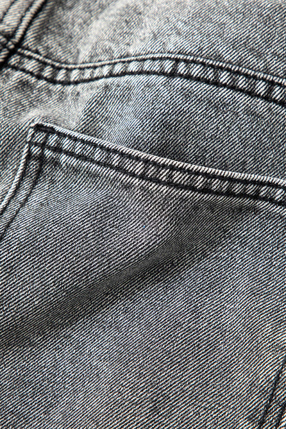 Dames Skinny Jeans Asymmetrische Taille Slanke Fit