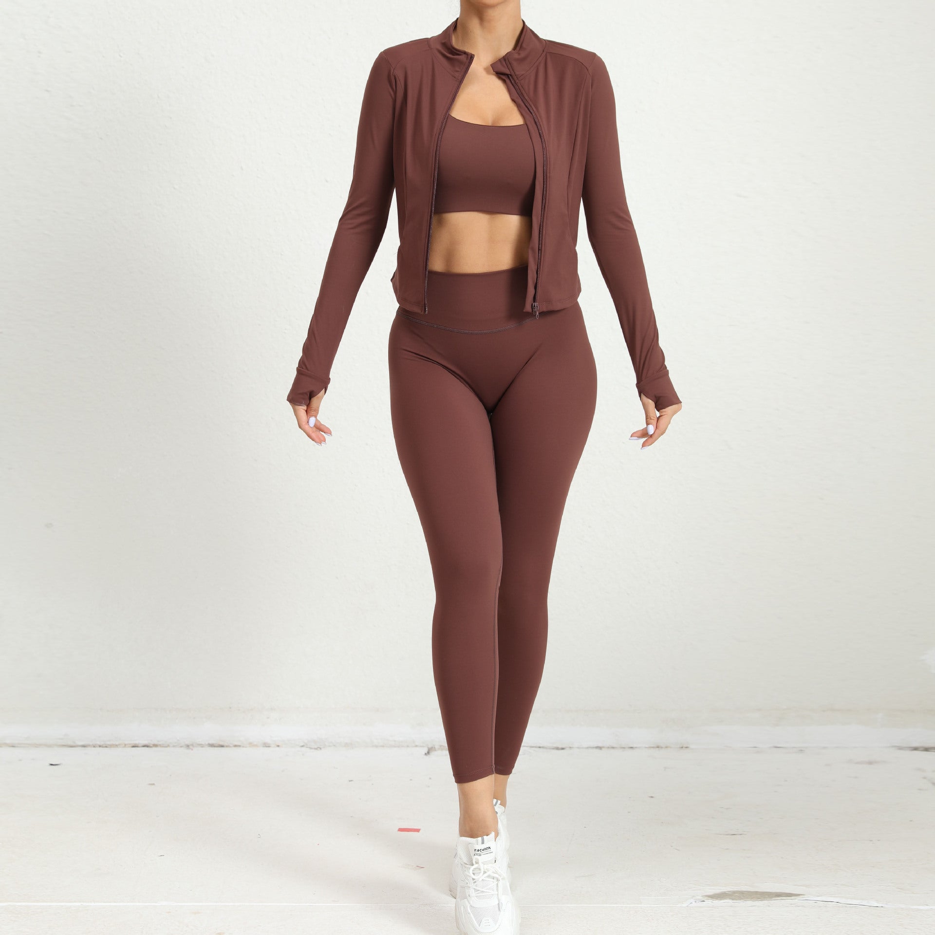 Dames Sportoutfit 3-Delig Comfortabel Sportkleding - StudioMarella