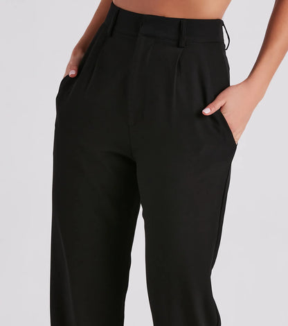 Slanke Broek Moderne Pasvorm voor Vrouw