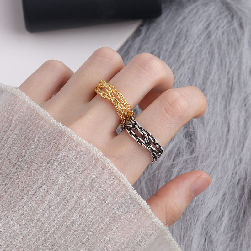 Zilveren Armband Verstelbaar Gevlochten Vrouwelijk Design - StudioMarella