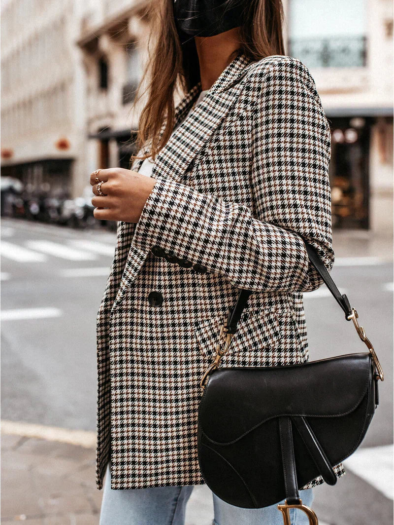 Dames Blazer Klassieke Stijl Met Twee Knopen