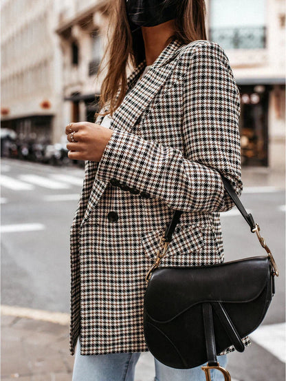Dames Blazer Klassieke Stijl Met Twee Knopen