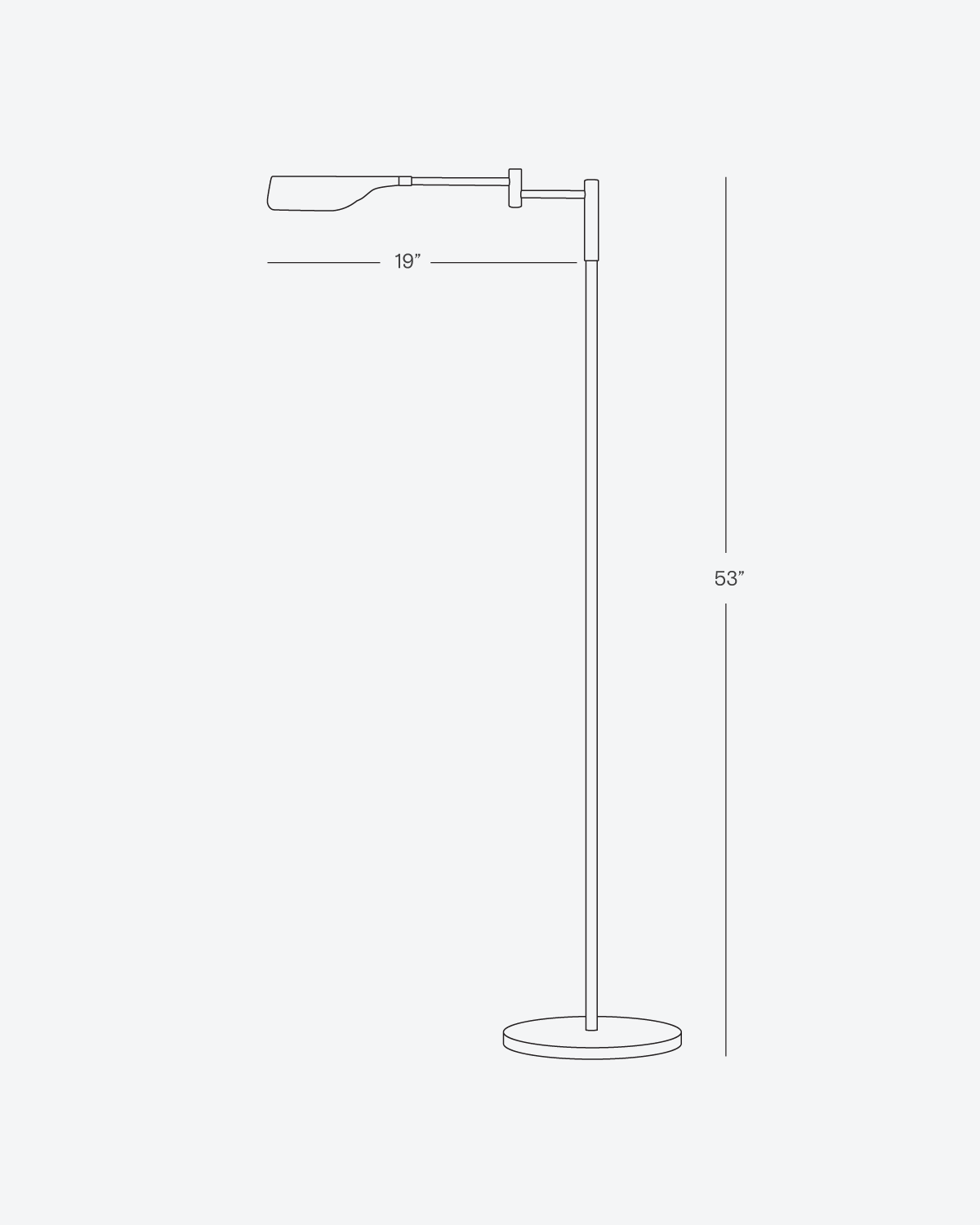Vloerlamp LED Blad Design Minimalistisch 135cm Dimbaar Metaal