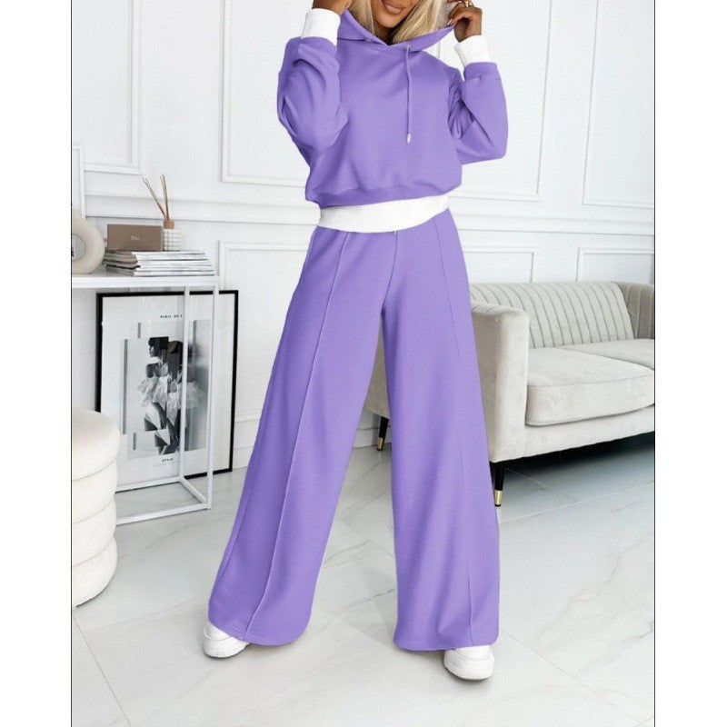 Dames Sportset Joggingbroek en Capuchontrui Zacht en Comfortabel