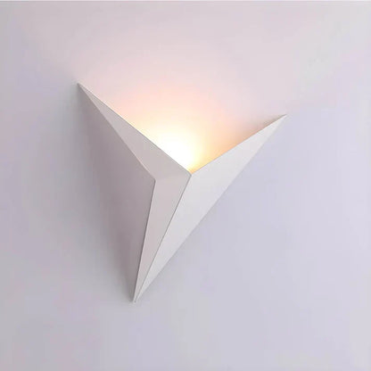 Vogel wandlamp ijzer zwart wandverlichting slaapkamer woonkamer minimalistisch design origami stijl LED