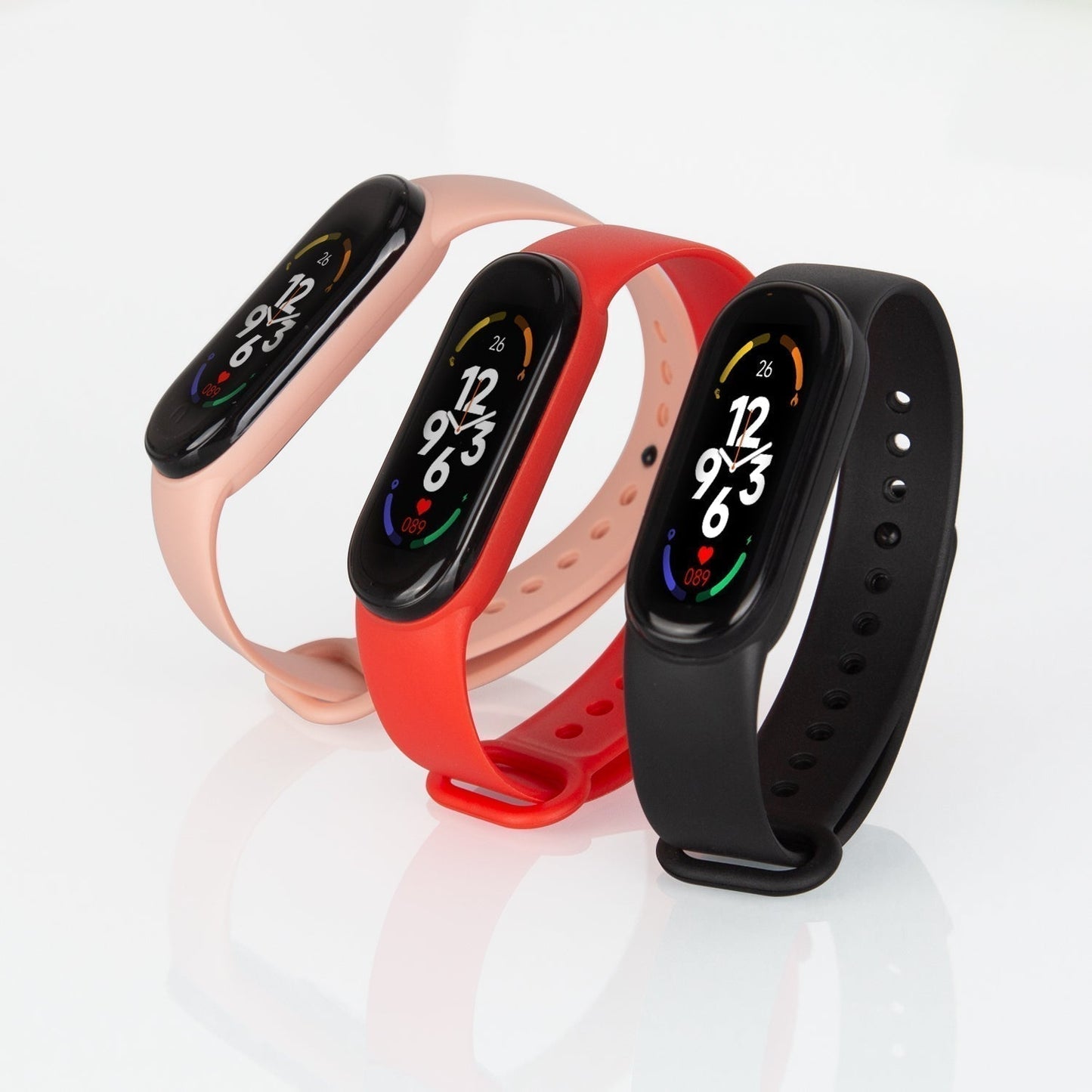 Slimme Activiteitentracker Horloge voor Kinderen met Hartslagmeter en GPS Zwart Blauw Rood Roze Geel