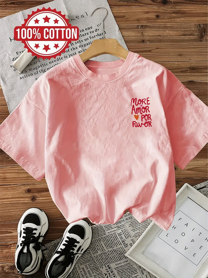 Dames T-shirt Katoen Comfortabele Pasvorm