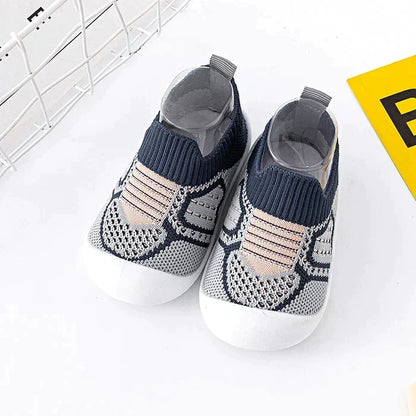 Antislip Babyschoensokken met TPR Zool Katoenen Bovenwerk voor Wandelende Peuters Eerste Stapjes Indoor