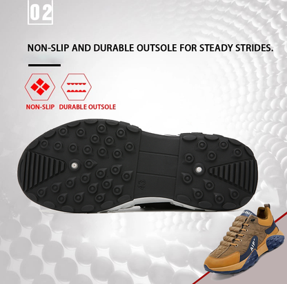 Lichtgewicht Ademende Sneakers voor Comfortabele Voeten – Orthopedische Steun en Waterafstotend
