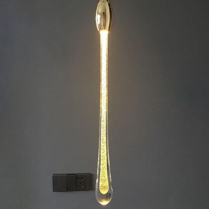 Glazen Hanglamp met Gouden Metalen Armatuur en Geïntegreerde LED-Verlichting – Scandinavisch Design voor Eetkamer, Woonkamer en Keuken