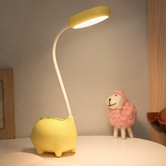 Compacte LED-tafellamp PP kunststof 3W 300lm decoratieve bureauverlichting modern kleurrijk design voor slaapkamer kantoor
