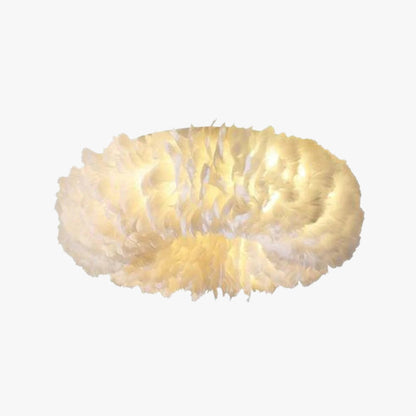 Plafondlamp Veren Zwanenveren Metaal Warm Wit LED Woonkamer Slaapkamer Luxe Sfeerverlichting