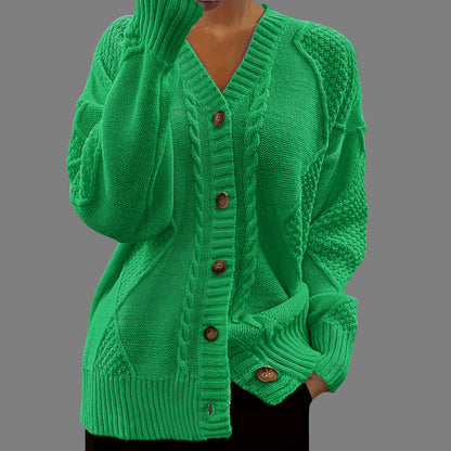 Dames Gebreide Vest Kabelbrei Stijlvol Elegante Look