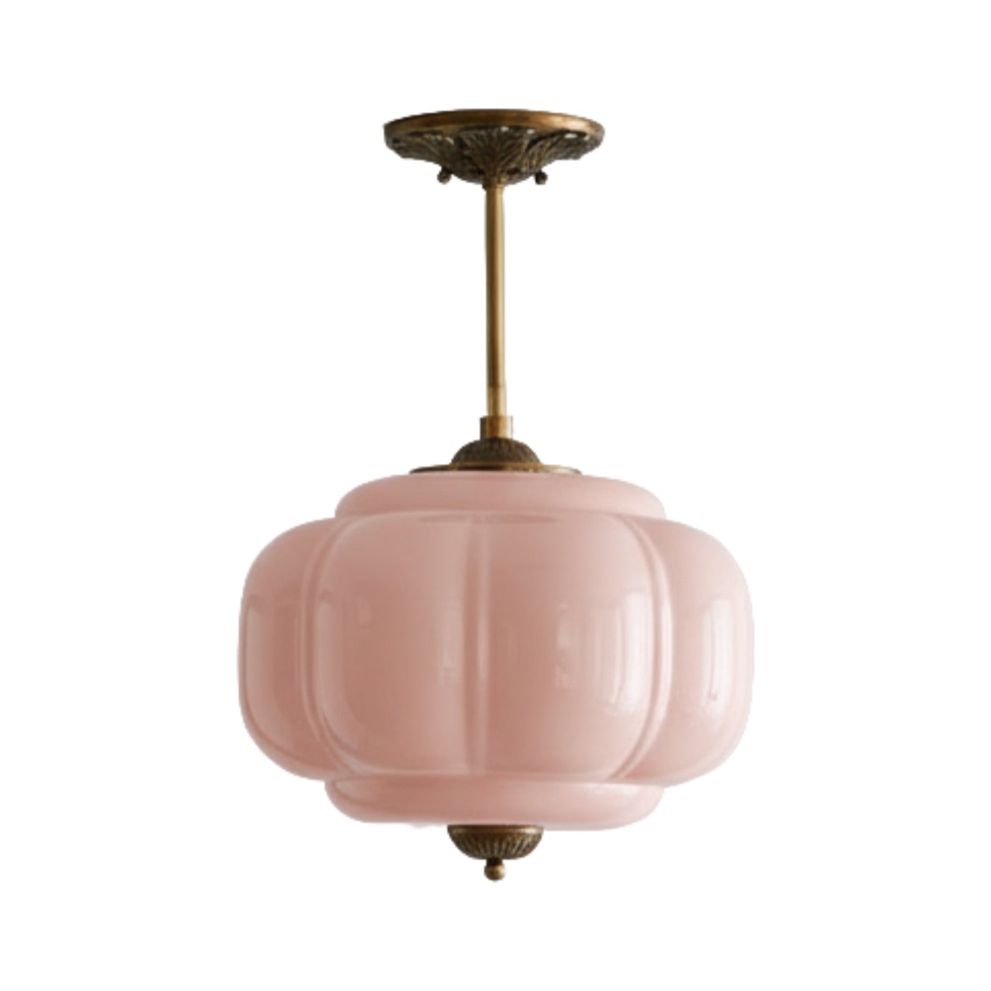 Vintage Melkglazen Hanglamp met Gegolfde Rand – Scandinavische Sfeerverlichting voor Keuken en Slaapkamer